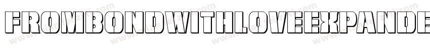 FromBondWithLoveExpanded-AVng字体转换