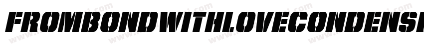 FromBondWithLoveCondensed-pYKD字体转换