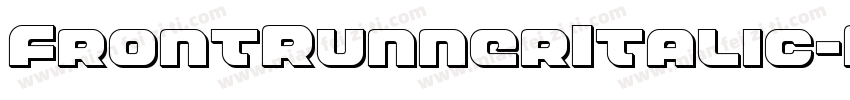 FrontRunnerItalic-RWPV字体转换