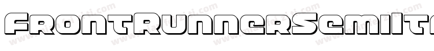 FrontRunnerSemiItalic-KLeW字体转换