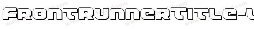 FrontRunnerTitle-v9PZ字体转换