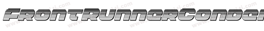 FrontRunnerCondensedItalic-Ype2字体转换