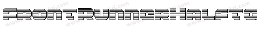FrontRunnerHalftoneItalic-1xr0字体转换