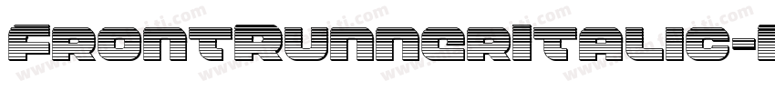 FrontRunnerItalic-RWPV字体转换