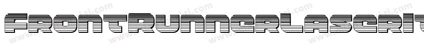 FrontRunnerLaserItalic-8GBM字体转换