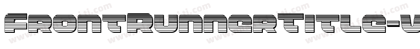 FrontRunnerTitle-v9PZ字体转换