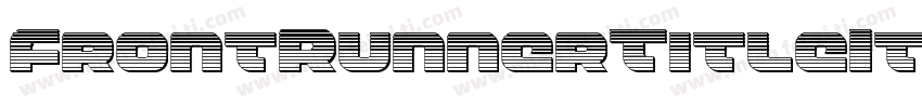 FrontRunnerTitleItalic-w0L2字体转换