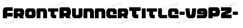 FrontRunnerTitle-v9PZ字体转换