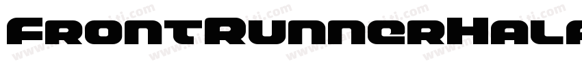 FrontRunnerHalftoneItalic-1xr0字体转换