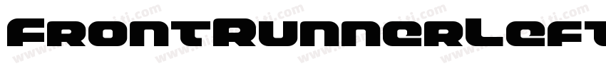FrontRunnerLeftalic-Ypwq字体转换