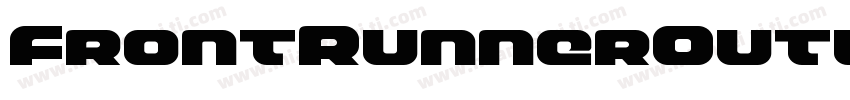 FrontRunnerOutline-rLwx字体转换