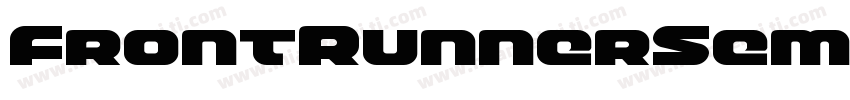 FrontRunnerSemiItalic-KLeW字体转换