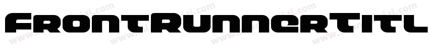FrontRunnerTitleItalic-w0L2字体转换