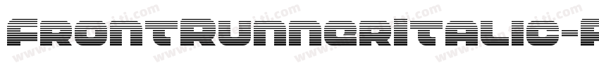 FrontRunnerItalic-RWPV字体转换