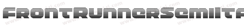 FrontRunnerSemiItalic-KLeW字体转换