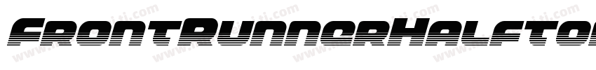 FrontRunnerHalftoneItalic-1xr0字体转换
