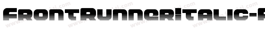 FrontRunnerItalic-RWPV字体转换