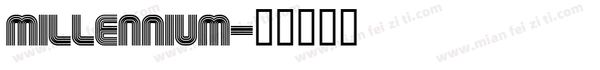 Millennium字体转换
