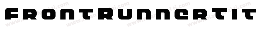 FrontRunnerTitleItalic-w0L2字体转换