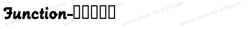 Function字体转换