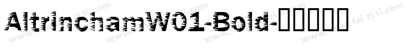 AltrinchamW01-Bold字体转换