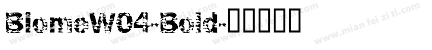 BiomeW04-Bold字体转换