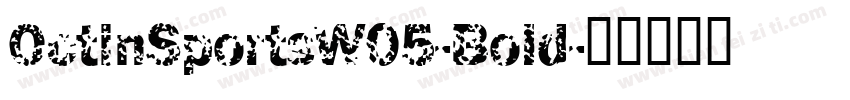 OctinSportsW05-Bold字体转换