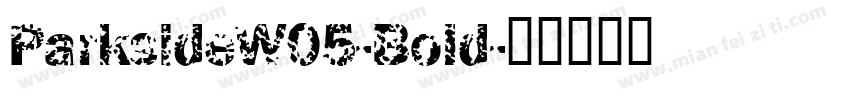 ParksideW05-Bold字体转换