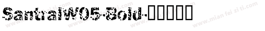 SantralW05-Bold字体转换