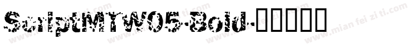 ScriptMTW05-Bold字体转换