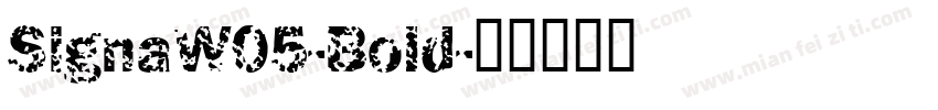 SignaW05-Bold字体转换