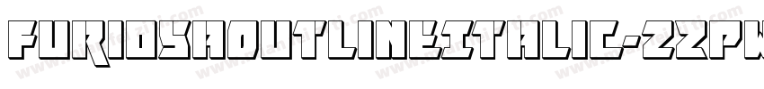 FuriosaOutlineItalic-zZPw字体转换
