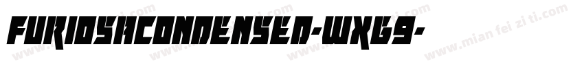 FuriosaCondensed-Wxg9字体转换