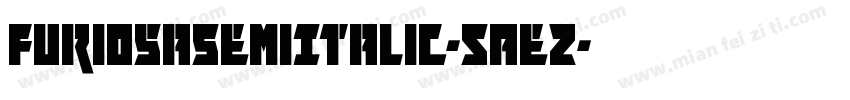 FuriosaSemiItalic-5AeZ字体转换