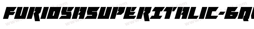 FuriosaSuperItalic-6qWq字体转换