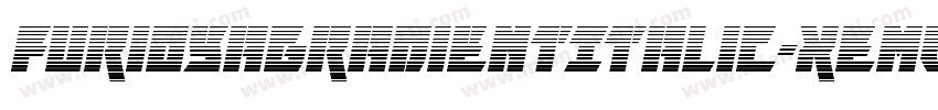 FuriosaGradientItalic-xEmV字体转换