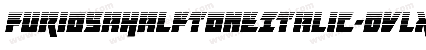 FuriosaHalftoneItalic-Dvlx字体转换