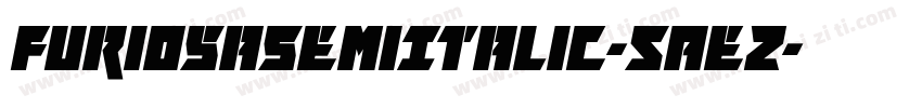 FuriosaSemiItalic-5AeZ字体转换