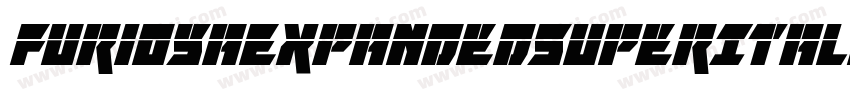 FuriosaExpandedSuperItalic-ZA0l字体转换