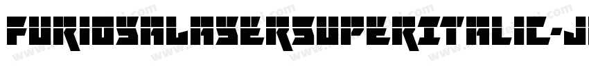 FuriosaLaserSuperItalic-JLYo字体转换