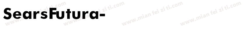 SearsFutura字体转换