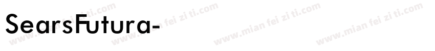 SearsFutura字体转换