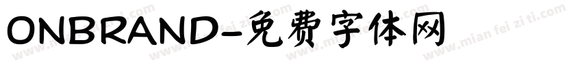 ONBRAND字体转换