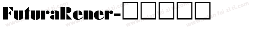 FuturaRener字体转换