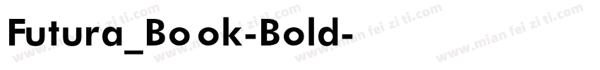 Futura_Book-Bold字体转换
