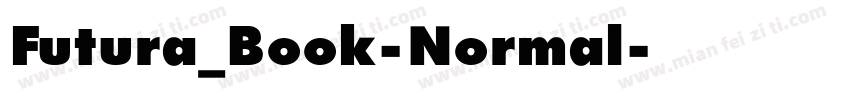 Futura_Book-Normal字体转换