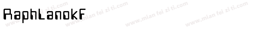 RaphLanokFuture字体转换