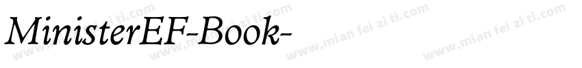 MinisterEF-Book字体转换