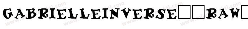 GabrielleInverse-2RAw字体转换