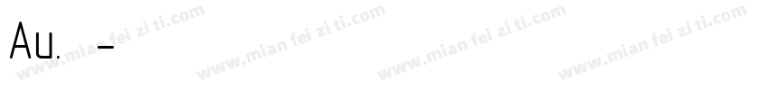 Au.瑶瑶字体转换